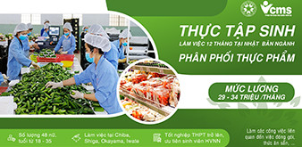 Tuyển thực tập sinh làm việc từ 1 - 3 năm tại Nhật Bản